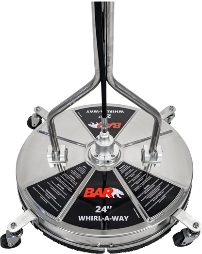 BE Professional Surface Cleaner 24″ 5000PSI Stainless Whirl-A-Way