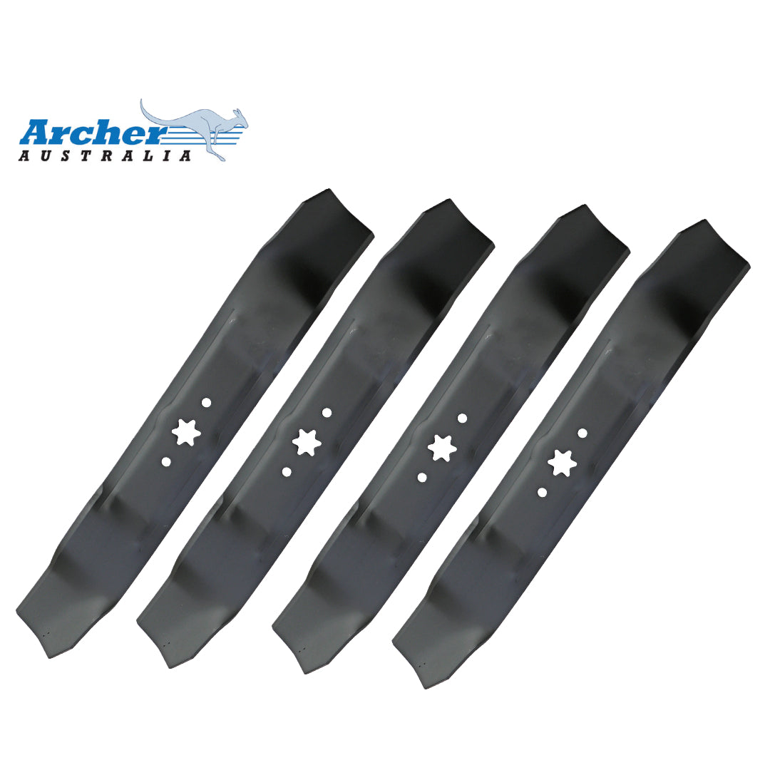 Archer 4 X 38" 3n1 Mulching Blades Suits Mtd Ride on Mower 942-0610 942-0610A - Parts bitz