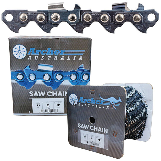 Archer Chainsaw Chain 3/8", .050", 100ft Semi Chisel fits Stihl Husqvarna - Parts bitz