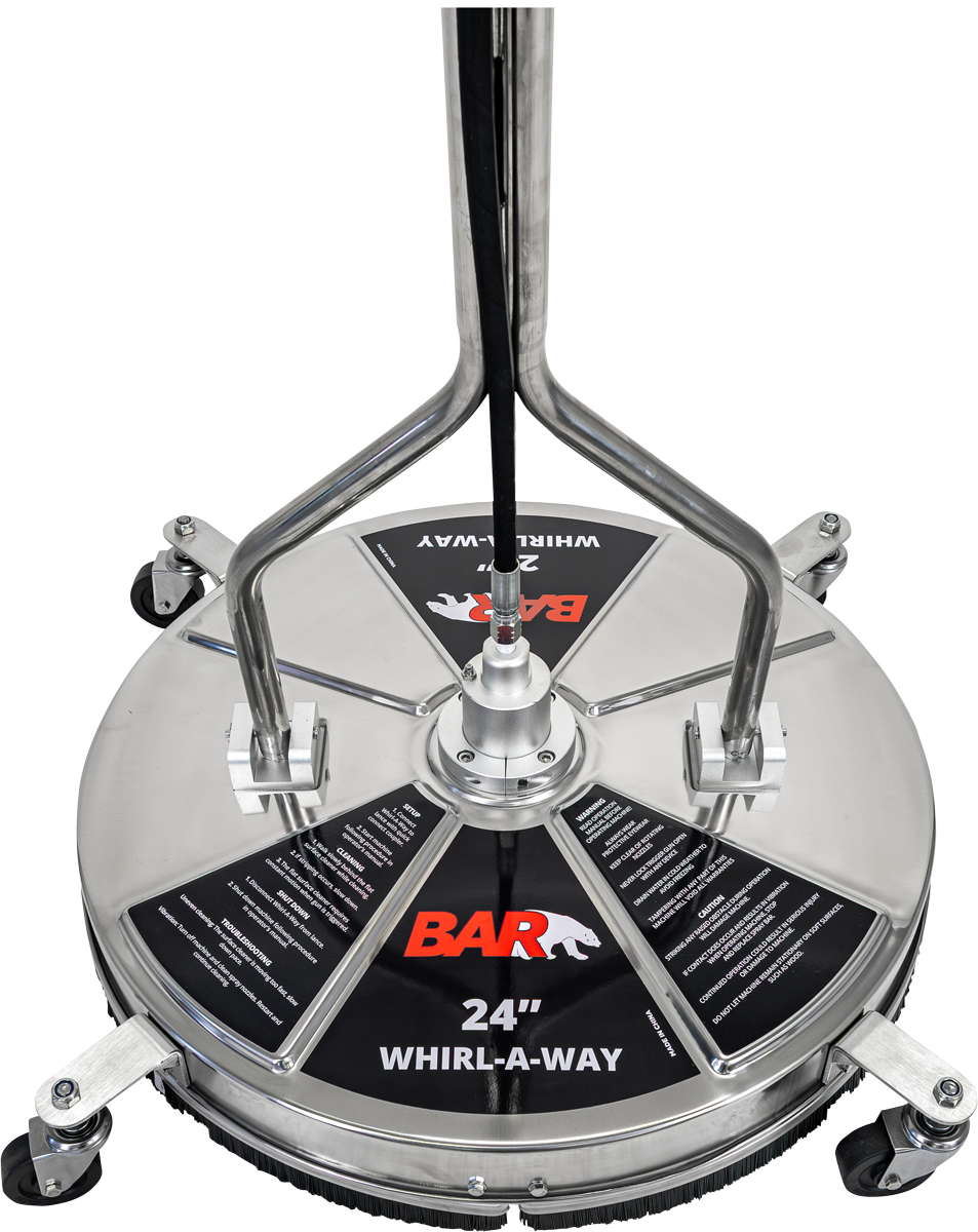 BE Professional Surface Cleaner 24″ 5000PSI Stainless Whirl-A-Way - Parts bitz