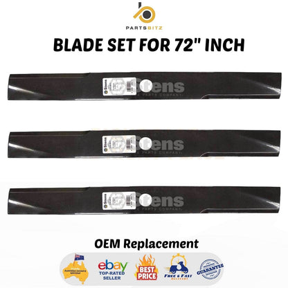 Blade Set for  72 Inch Kubota Mowers 76550-34330 - Parts bitz
