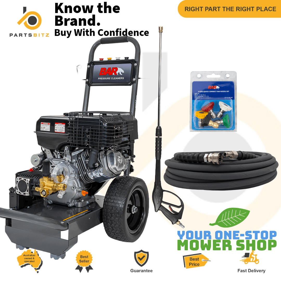 Cold Petrol Pressure Cleaner Powerease  4000PSI @ 15L/min with All Accessories - Parts bitz