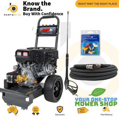 Cold Petrol Pressure Cleaner Powerease  4000PSI @ 15L/min with All Accessories - Parts bitz