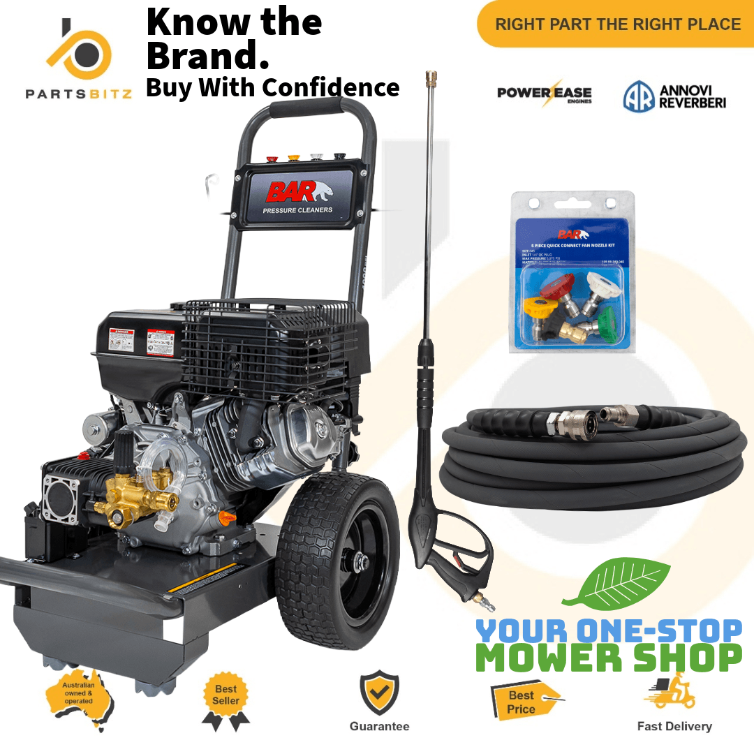 Cold Petrol Pressure Cleaner Powerease  4000PSI @ 15L/min with All Accessories - Parts bitz