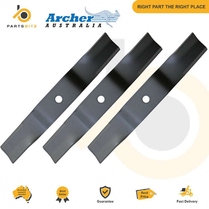 Genuine Archer 3 X 48" Mower Blades Fits Kubota Mowers 76505-11550 , K5575-34330 - Parts bitz