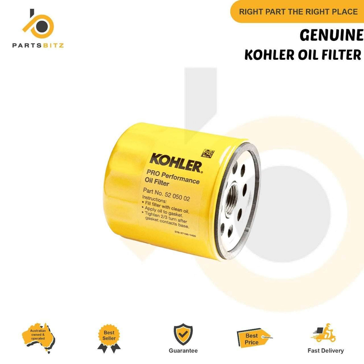 Genuine Kohler Oil Filter 52 050 02 , 52 050 02-s , 25 050 34-S , 5205002 - Parts bitz