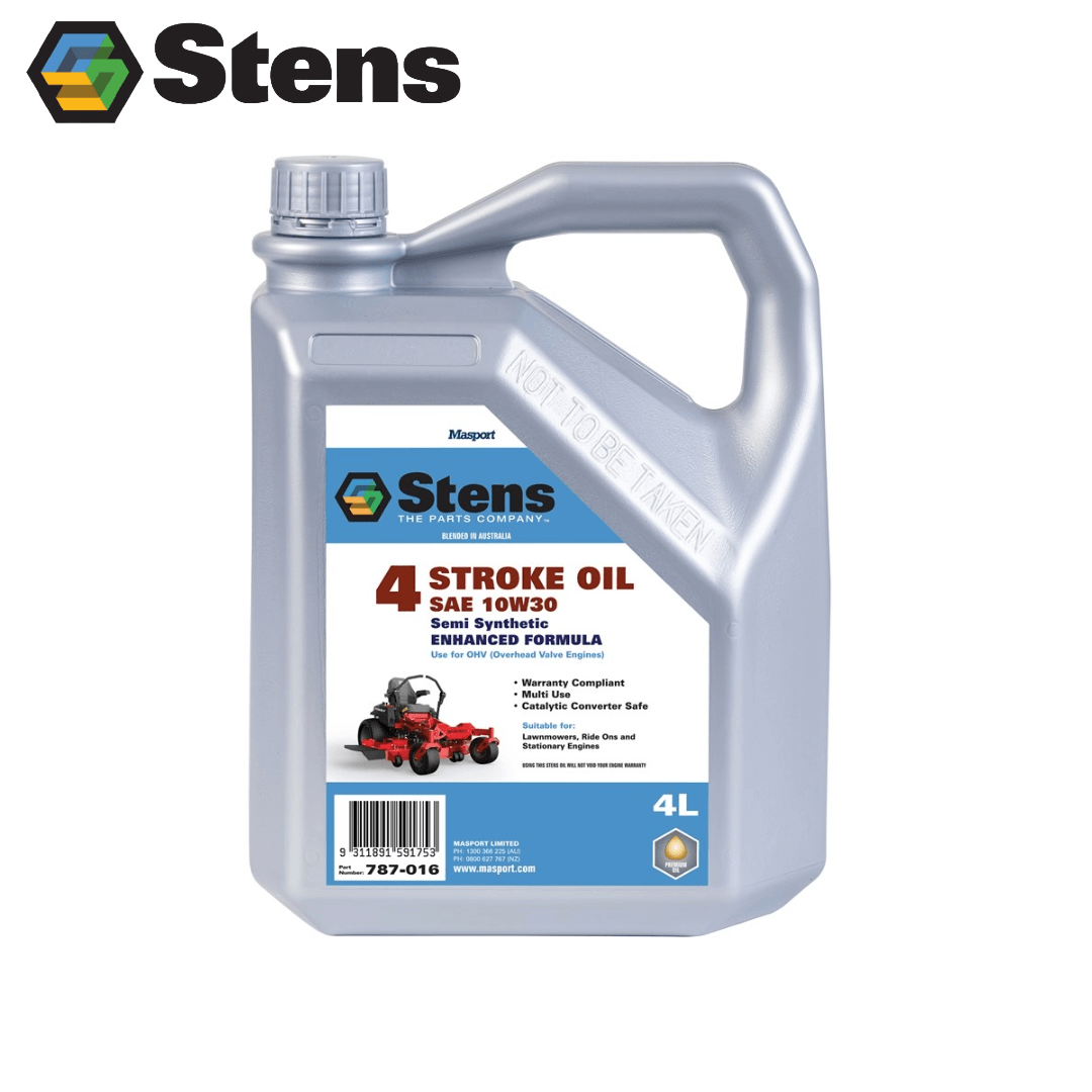 Genuine Stens Lawn Mower SAE 10w30 Oil Engine 4L 4 Stroke  Blended in Australia - Parts bitz