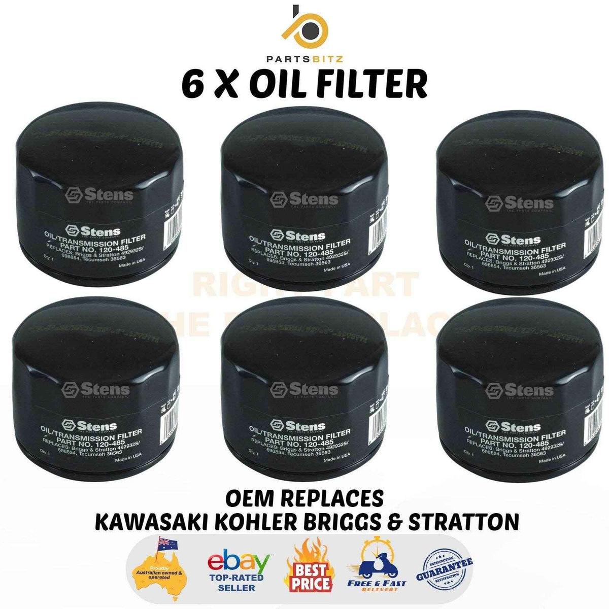 Genuine Stens Oil Filter for Kawasaki Kohler Briggs & Stratton 49065-7007 - Parts bitz