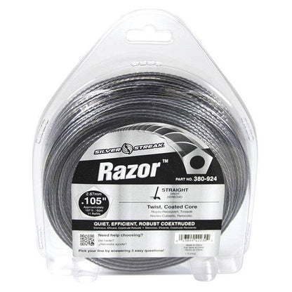 Genuine Stens Silver Streak Razor Trimmer Line Whipper Snipper 197ft 60m 2.7mm - Parts bitz