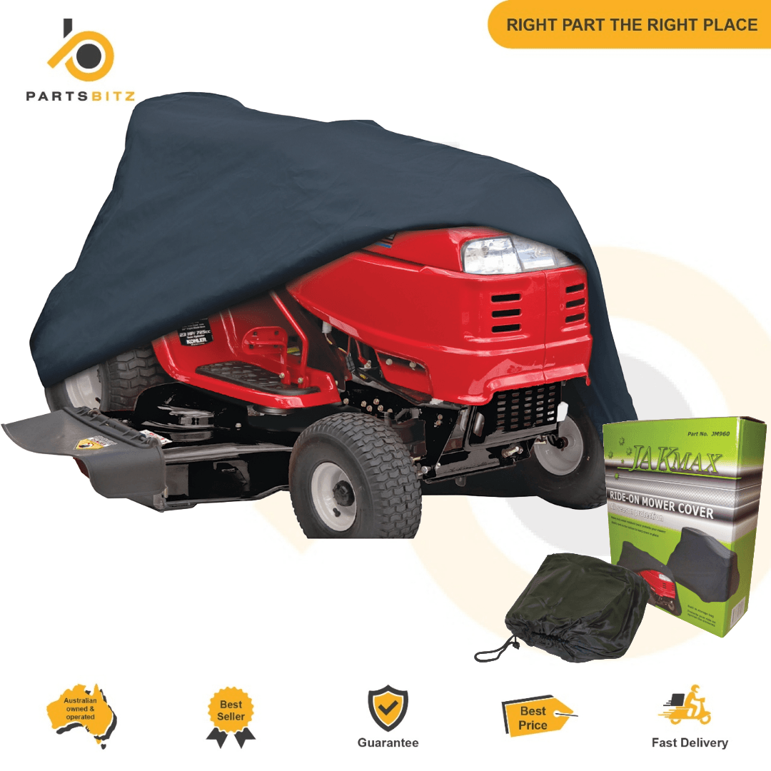 Heavy Duty Cover for Mowers Water Resistant & Durable Pu Coated Cover - Parts bitz