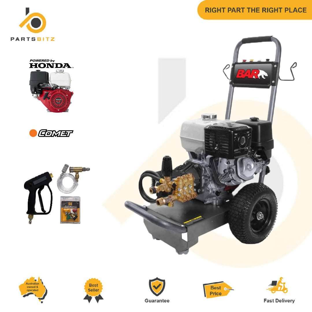 High Pressure Cleaner Honda Engine with Comet Pump 4000 PSI @ 15LPM - Parts bitz