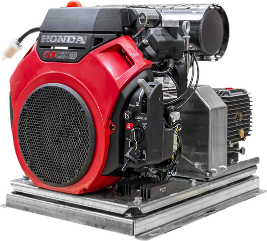 Honda Compact Tooth Belt Drive Petrol Pressure Cleaner with Comet Pump 5,000 PSI @ 21 L/min - Parts bitz