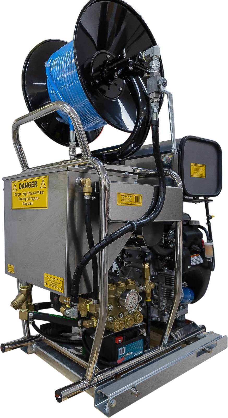 Honda Petrol Jetter Drain Cleaner Comet pump with Gearbox fits in UTE 5000psi 22LPM - Parts bitz