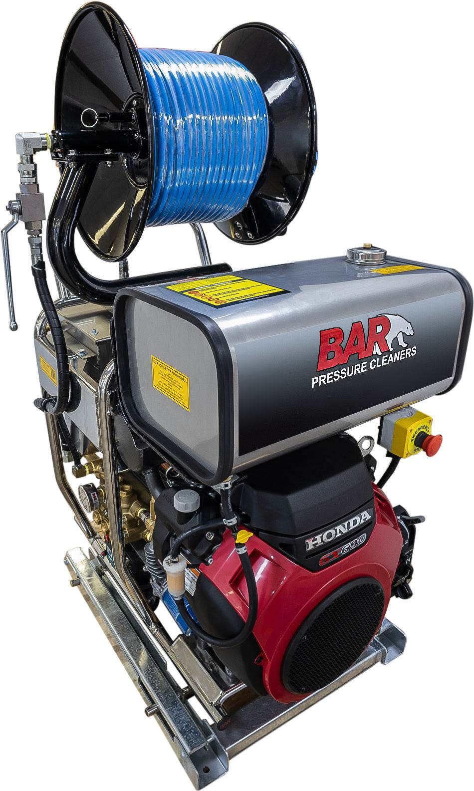 Honda Petrol Jetter Drain Cleaner Comet pump with Gearbox fits in UTE 5000psi 22LPM - Parts bitz