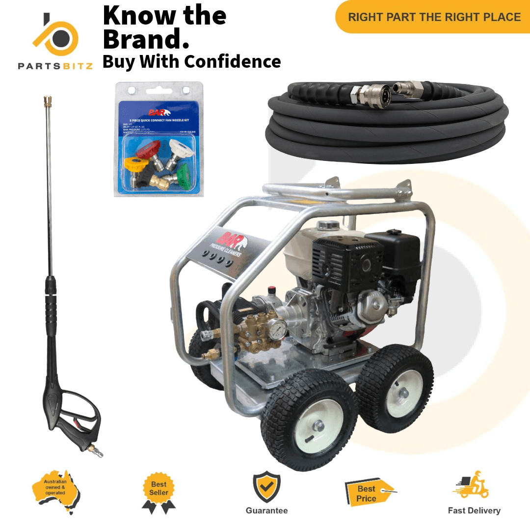 Honda Pressure Cleaner Gearbox Drive With Comet Pump 3500psi 15 L/min - Parts bitz