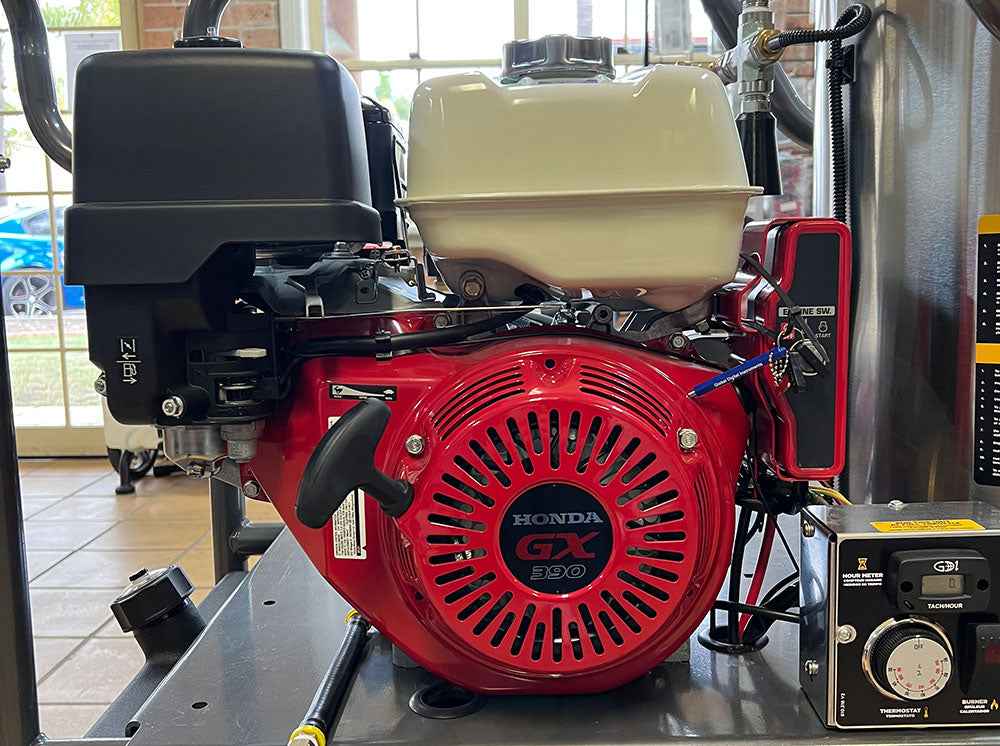 Hot Water Petrol Pressure Cleaner 4,000 psi @ 15 L/min Honda Engine with Comet pump