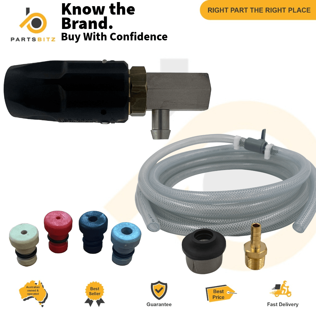 M6 Injector for Downstream Soft wash with Hose Kit & Proportioner Pack - Parts bitz