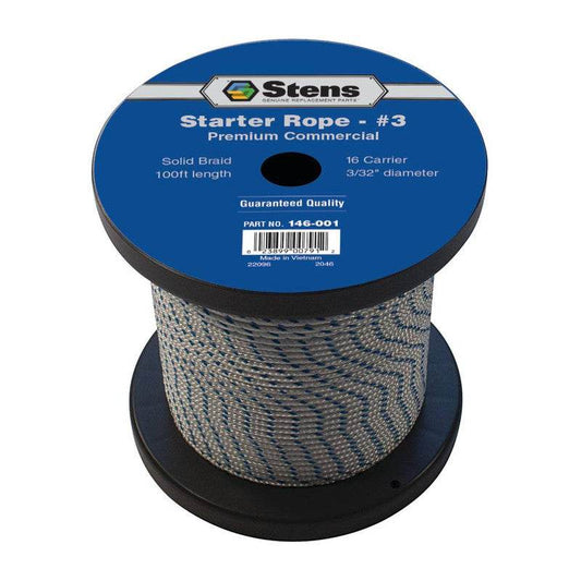 Premium Commercial Grade Stens Starter Rope 100Ft Roll 2.5mm Cord Small Trimmers - Parts bitz