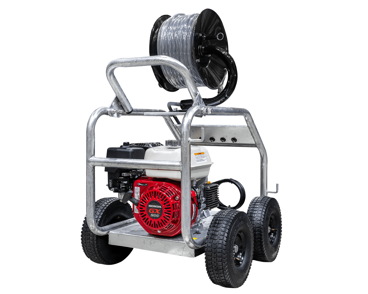 Pressure Cleaner Honda , With Comet pump 4000psi 15L/min– with 30m Hose Reel Fitted - Parts bitz