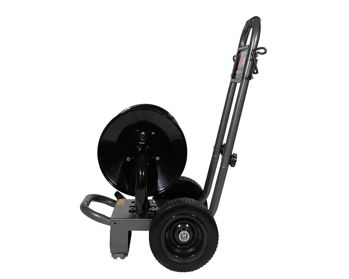 Pressure Washer Hose Reel With Trolley - 61m Capacity - Parts bitz