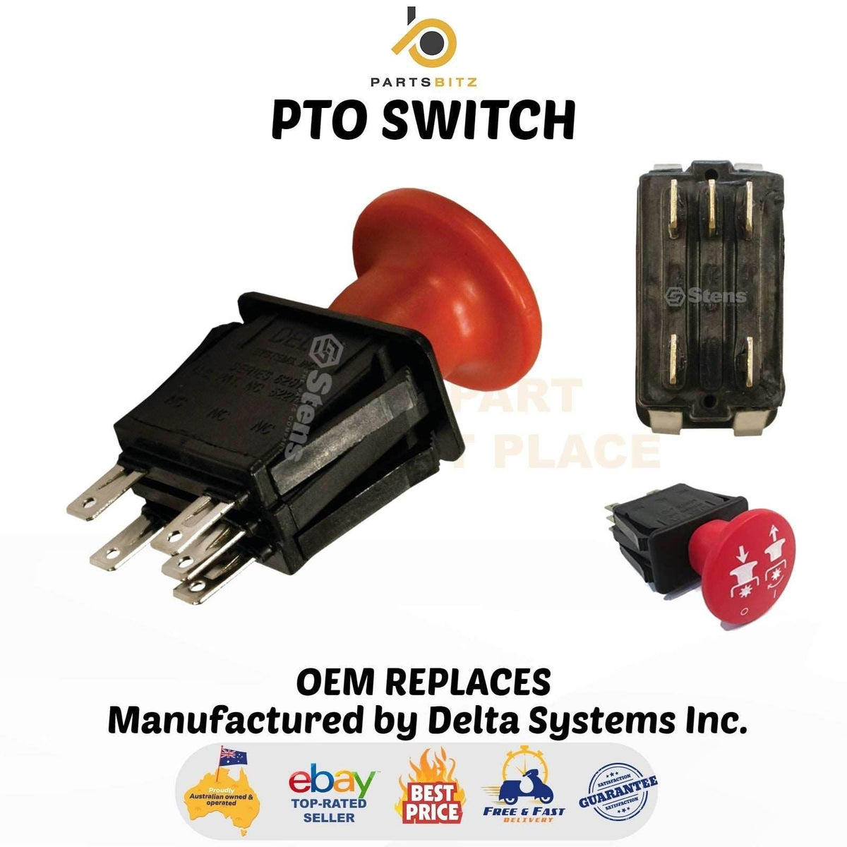 Ride on Mower PTO Switch for Toro Mowers 93-9998 , 93-9999 , 95-4108 , 95-7489 - Parts bitz