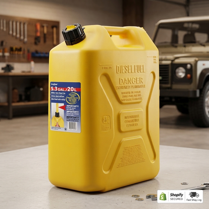 20L Diesel Jerry Can and Pourer - Parts bitz