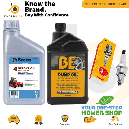 Service Kit for Pressure Washer Honda Engine Engine oil , Pump Oil , Spark Plug - Parts bitz