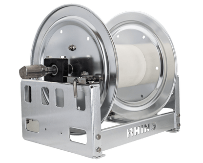 Soft Wash Reel 12 Inch Rhino Reel holds 90M of 3/8″ hose Up to 5000 PSI - Parts bitz