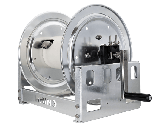 Soft Wash Reel 12 Inch Rhino Reel holds 90M of 3/8″ hose Up to 5000 PSI - Parts bitz