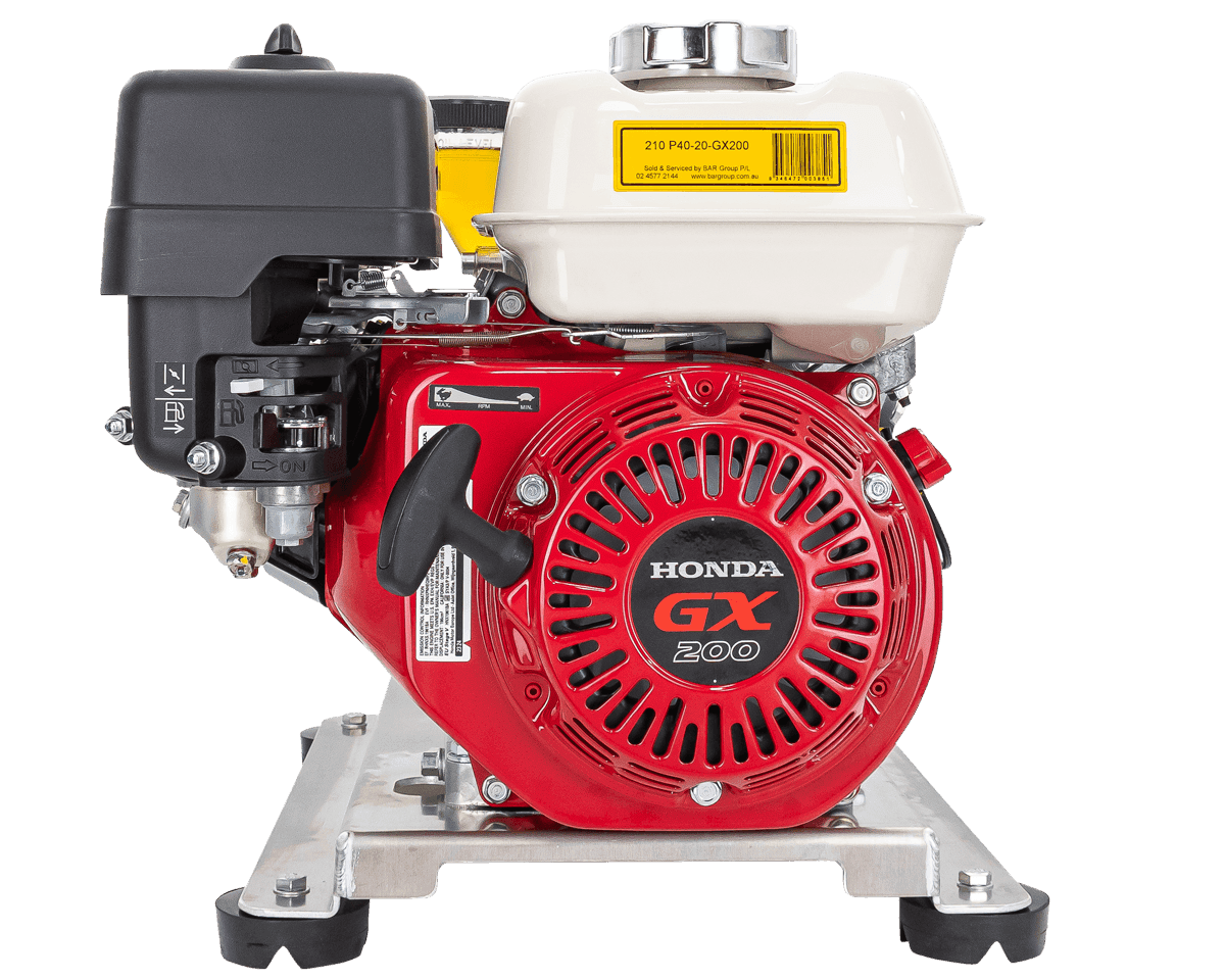 Soft Wash Skid Honda GX200 Electric Start P40/20 Pump with Gear Box – COMET Soft Wash Pump - Parts bitz
