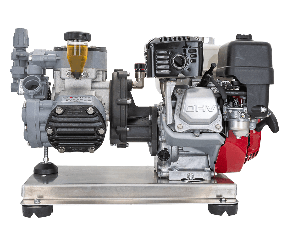 Soft Wash Skid Honda GX200 Electric Start P40/20 Pump with Gear Box – COMET Soft Wash Pump - Parts bitz