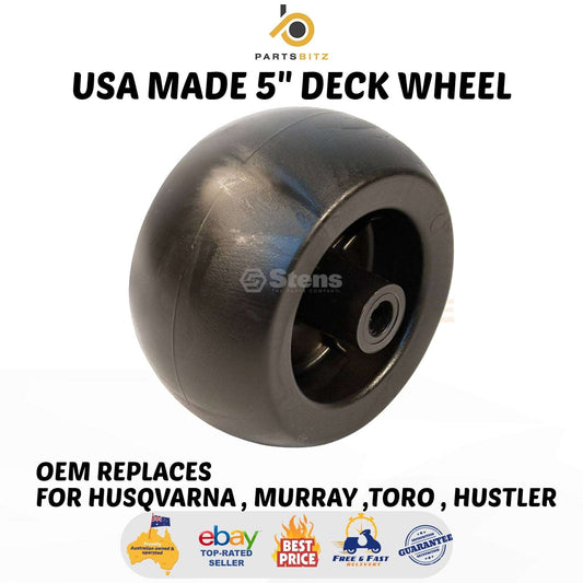 USA Made 5" Deck Wheel for Husqvarna Murray Toro Hustler Mowers - Parts bitz
