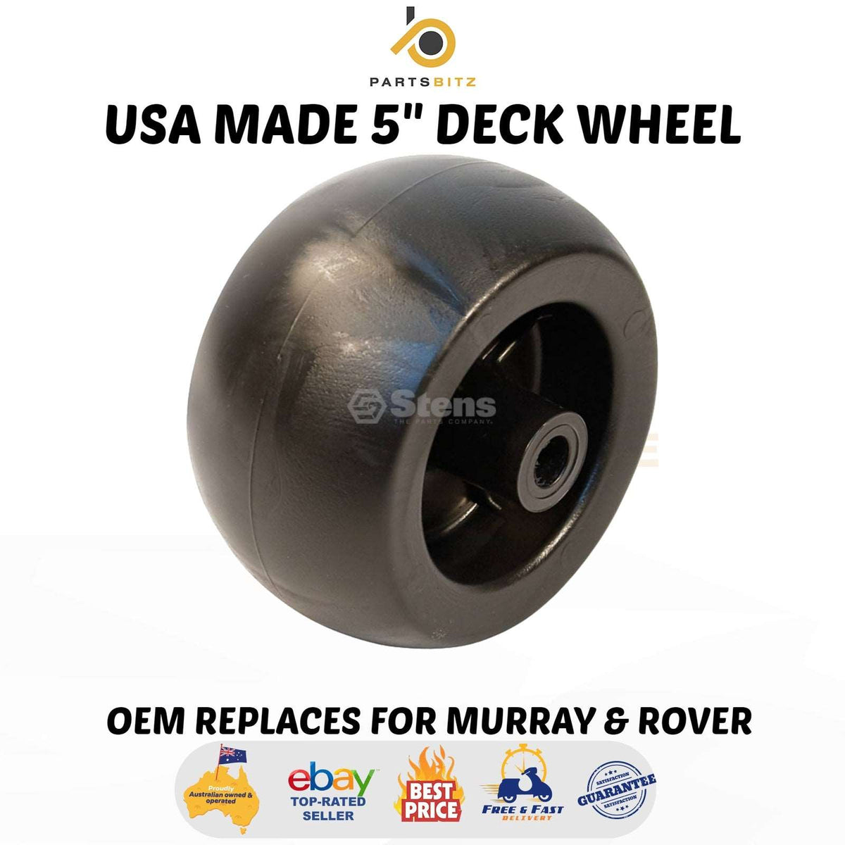 USA Made 5" Deck Wheel for Murray & Rover Mowers 092265 92683 92265MA - Parts bitz