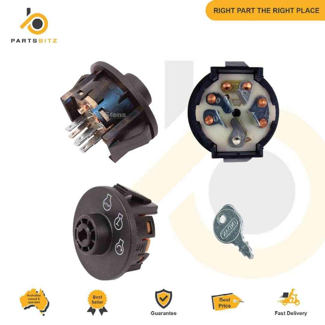USA Made Ignition Switch & Key Suits Selected Toro Exmark Mowers 117-2221 - Parts bitz