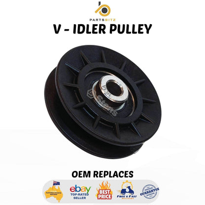 V Idler Pulley for John Deere Ride on Mowers AM115460 - Parts bitz