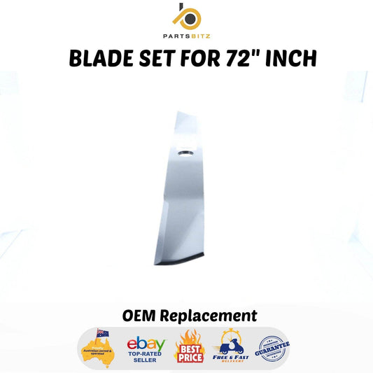 Blade Set for  72 Inch Kubota Mowers 76550-34330 - Parts bitz